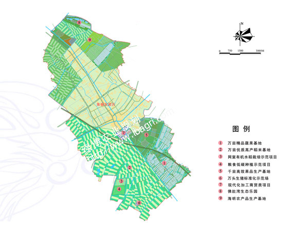 梅李鎮現代農業發展規劃圖